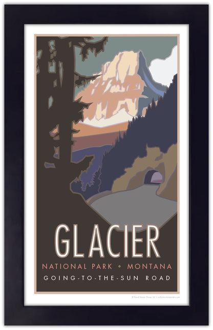 Glacier National Park (Going to the Sun Road), Montana - Poster