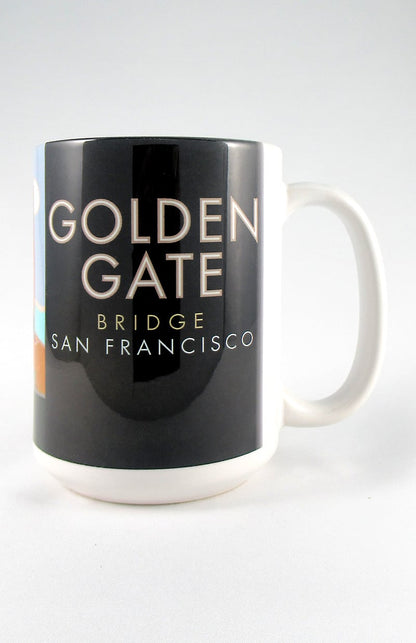 Golden Gate Bridge 1, San Francisco, California - 15oz. Ceramic Mug