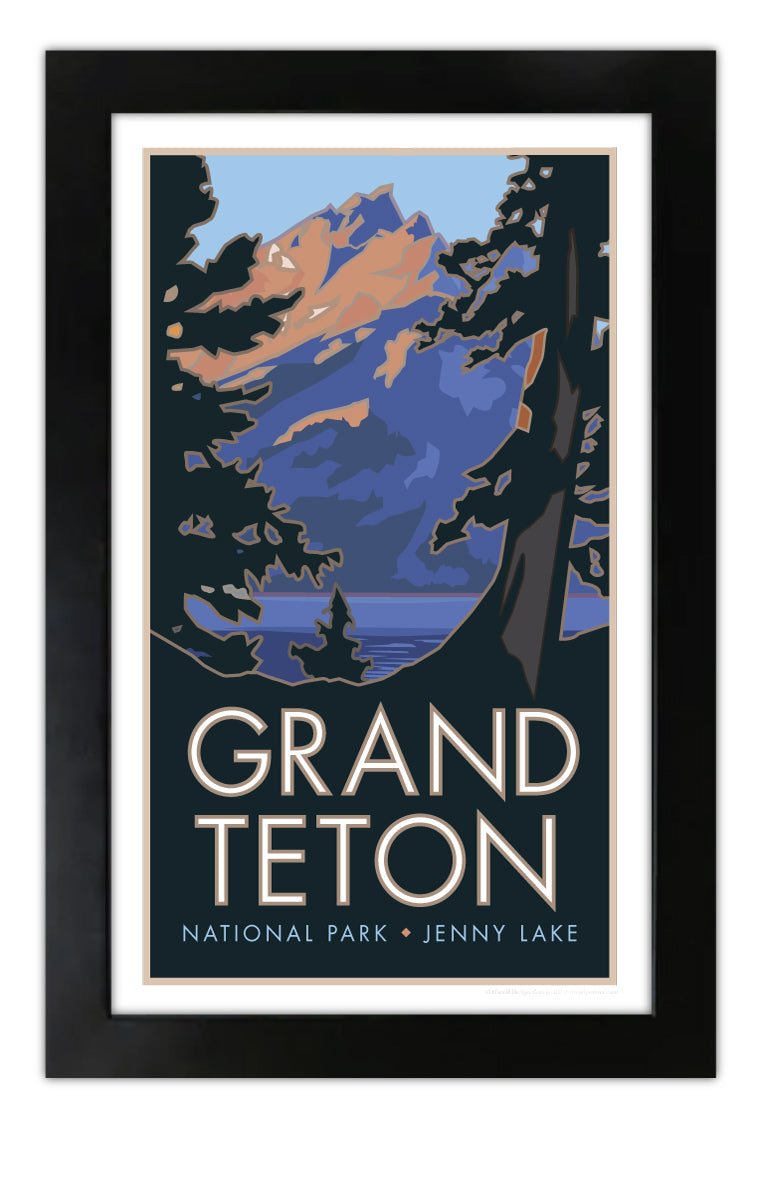 Grand Teton National Park (Jenny Lake), Wyoming - Poster