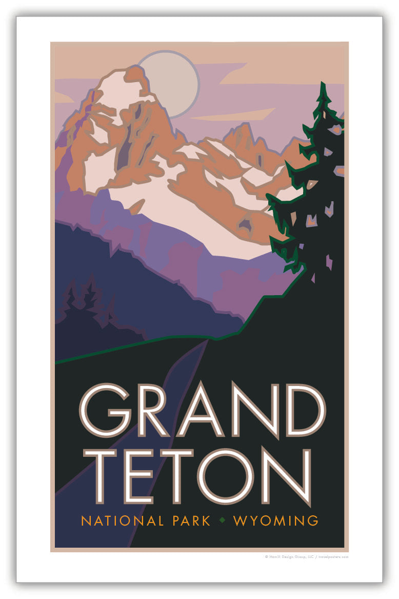 Grand Teton National Park, Wyoming - Poster