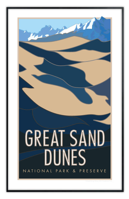 Great Sand Dunes National Park, Colorado - Poster