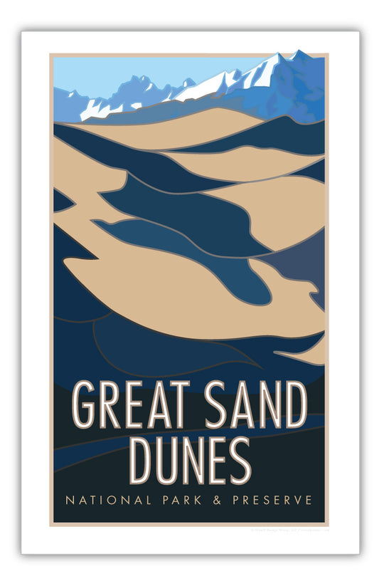 Great Sand Dunes National Park, Colorado - Poster