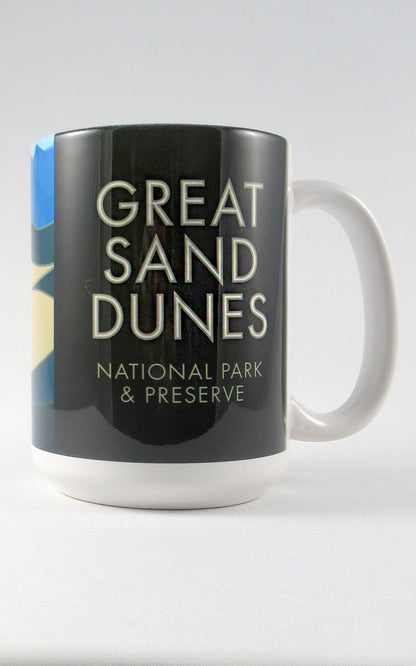 Great Sand Dunes National Park, Colorado - 15oz. Ceramic Mug