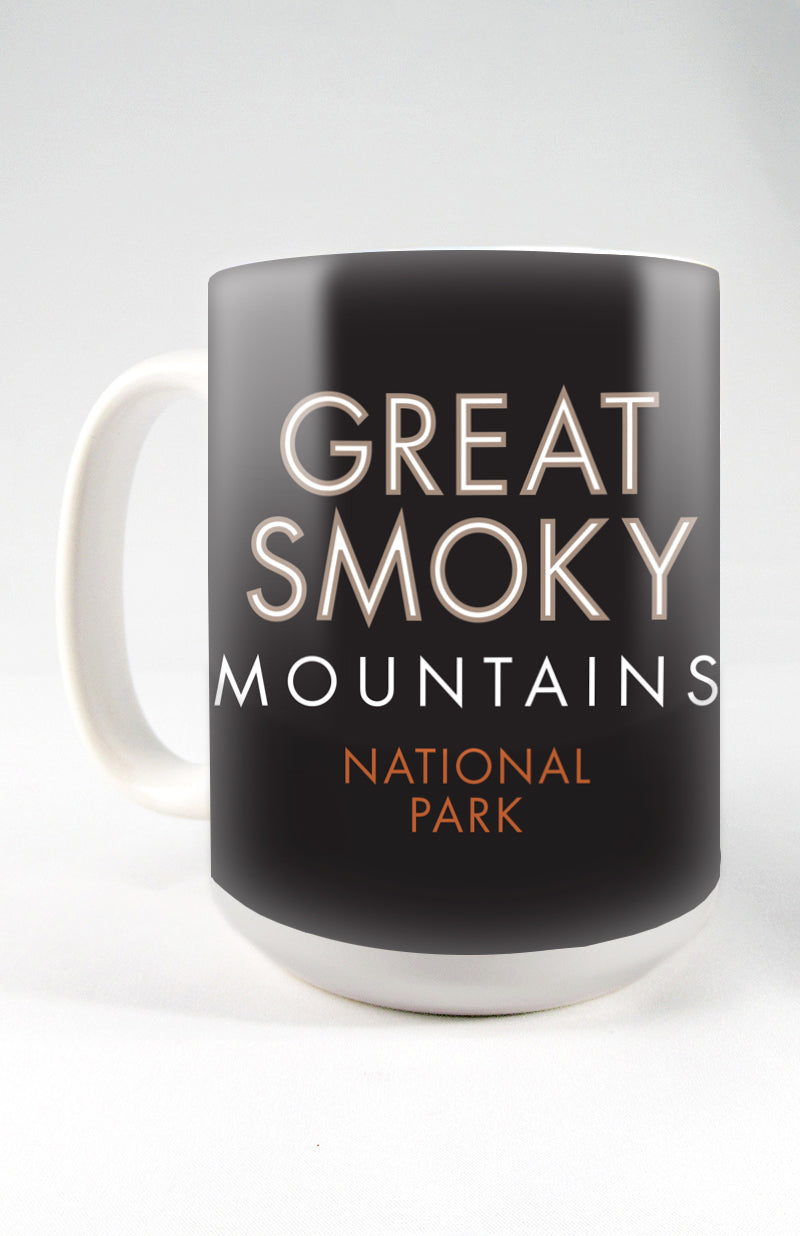 Great Smoky Mountains (Bear) - 15oz. Ceramic Mug