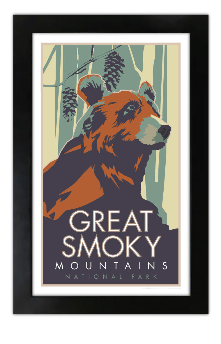 Great Smoky Mountains (Bear) - Poster