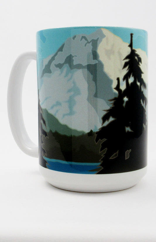 Mt. Hood - Oregon - 15oz. Ceramic Mug