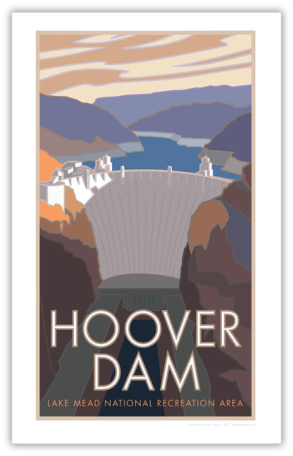 Hoover Dam, Lake Mead National Recreation Area, Nevada - Poster