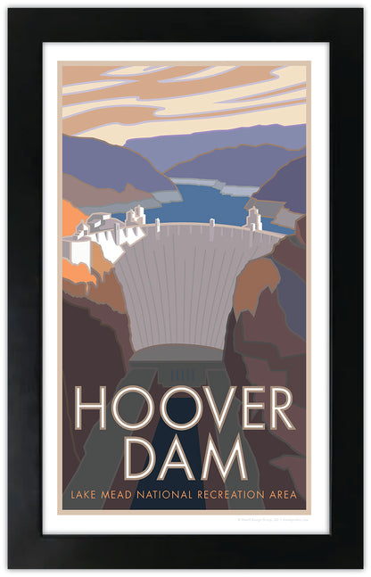 Hoover Dam, Lake Mead National Recreation Area, Nevada - Poster