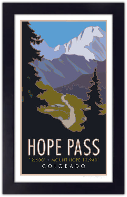 Hope Pass, Colorado - Poster