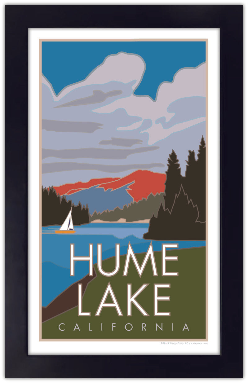 Hume Lake, California - Poster