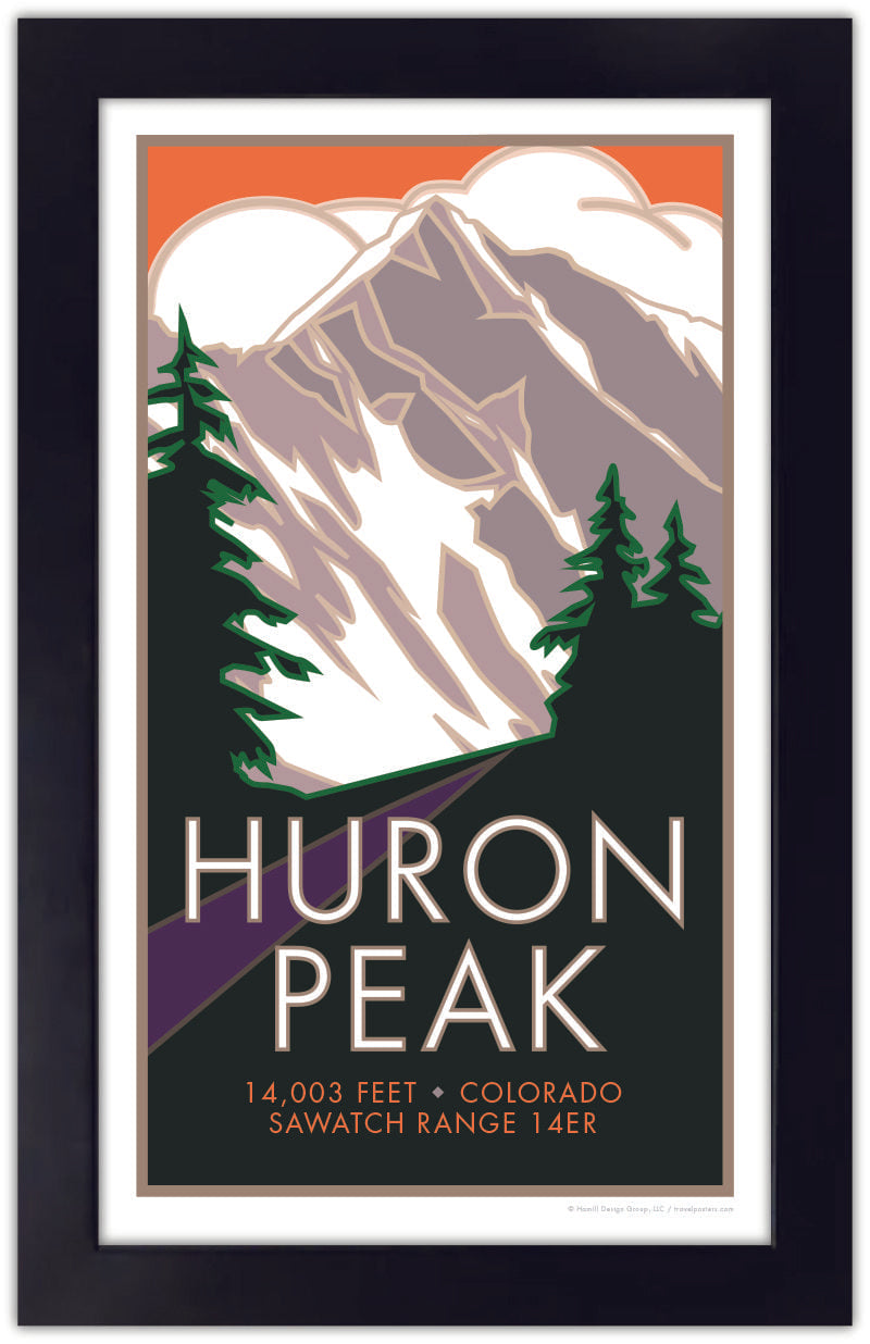 Huron Peak, Colorado - Colorado 14er - Poster