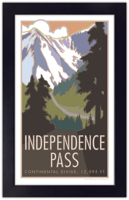 Independence Pass, Colorado - Poster