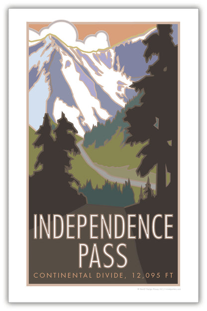 Independence Pass, Colorado - Poster