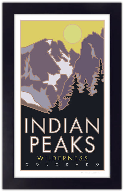 Indian Peaks Wilderness, Colorado - Poster