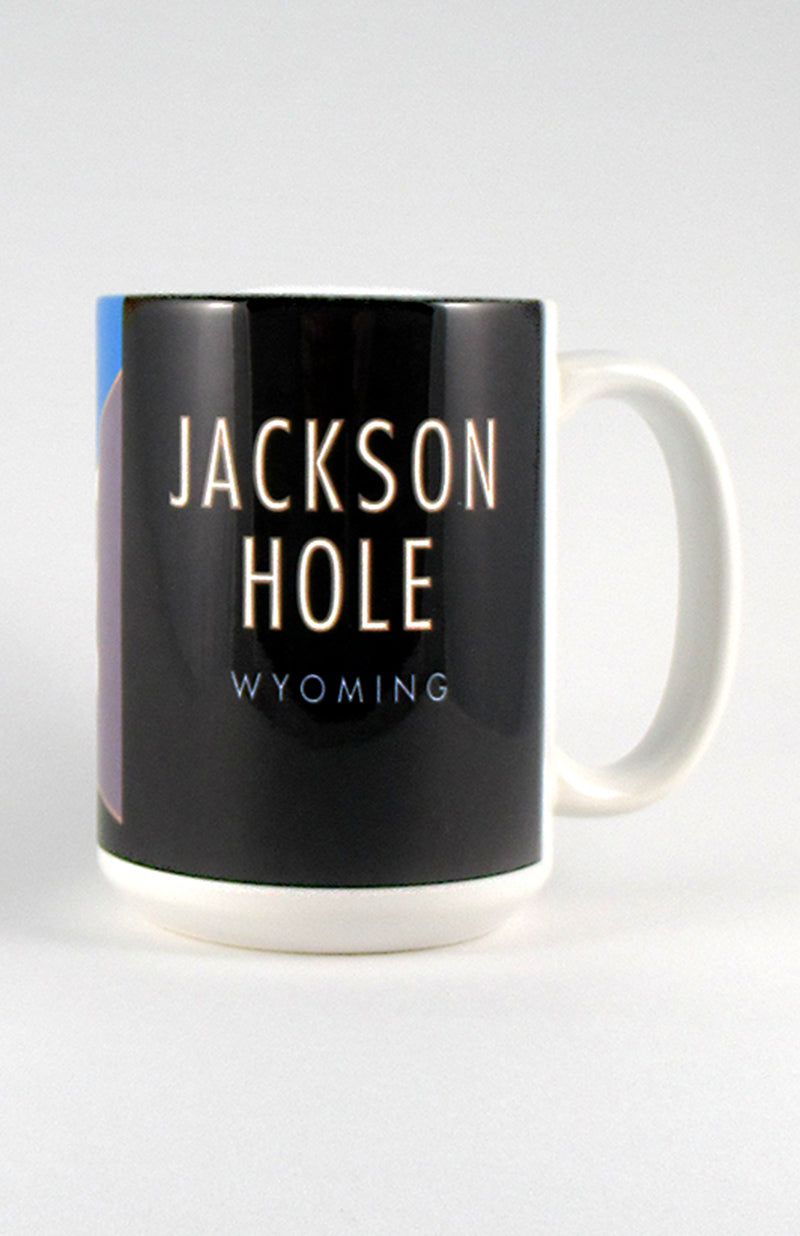 Jackson Hole, Wyoming - 15oz. Ceramic Mug