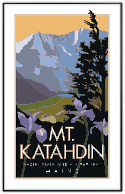 Mount Katahdin, Maine - Poster