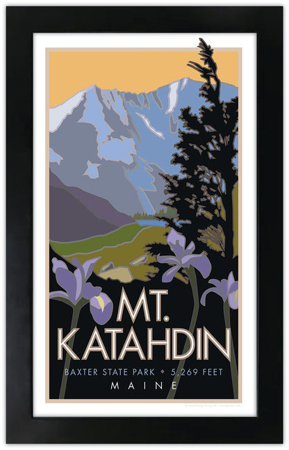 Mount Katahdin, Maine - Poster