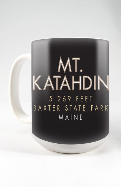 Mount Katahdin, Maine - 15oz. Ceramic Mug