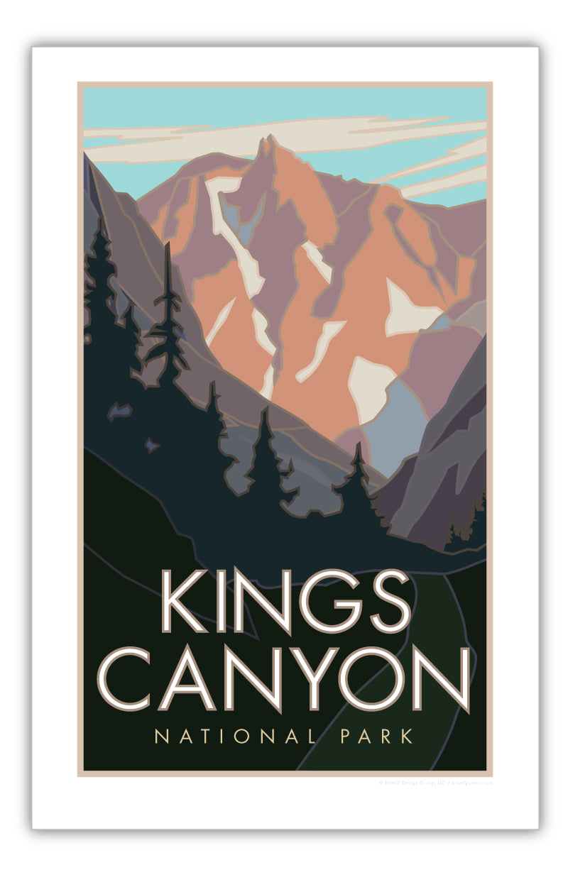 Kings Canyon National Park, California - Poster