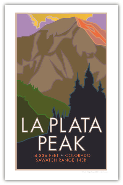 LaPlata Peak, Colorado - Colorado 14er - Poster