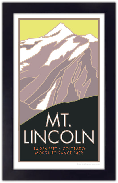 Mt. Lincoln, Colorado - Colorado 14er - Poster