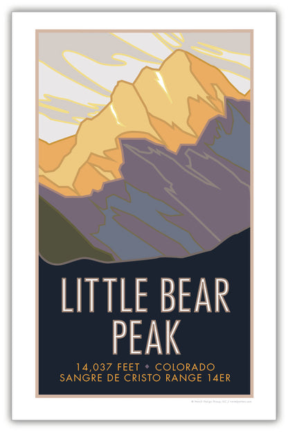 Little Bear Peak, Colorado - Colorado 14er - Poster