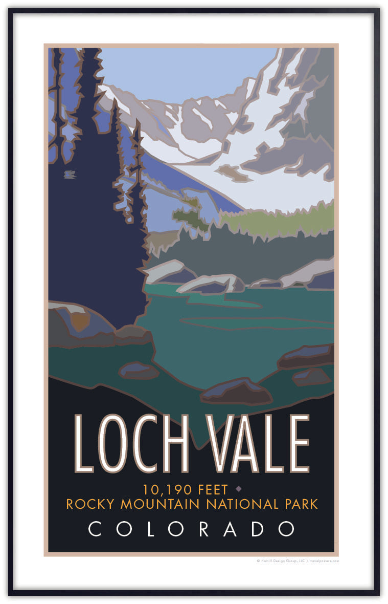 Loch Vale, Rocky Mountain National Park, Colorado - Poster