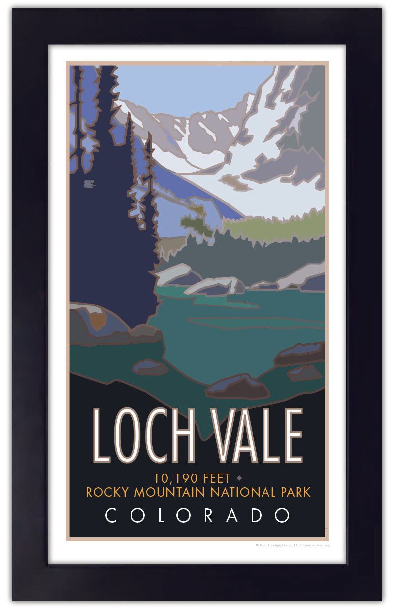 Loch Vale, Rocky Mountain National Park, Colorado - Poster