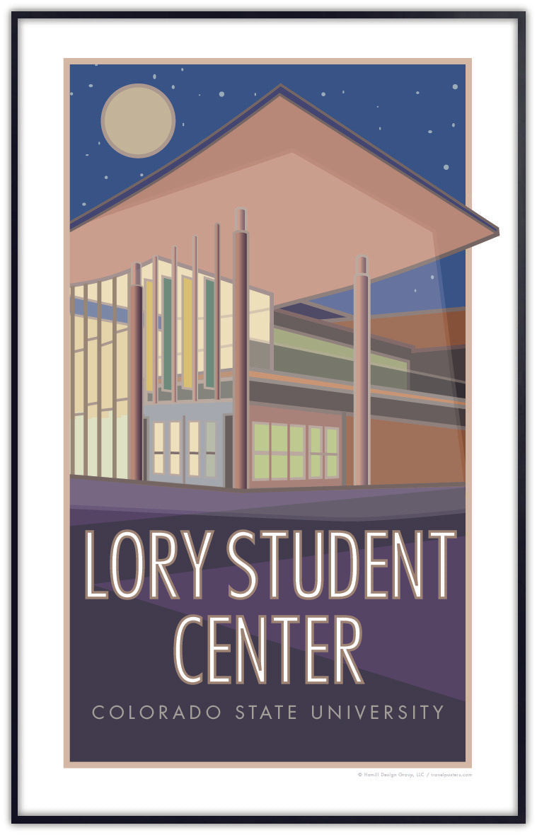 Lory Student Center (CSU) Colorado - Poster