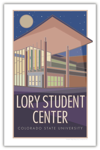 Lory Student Center (CSU) Colorado - Poster