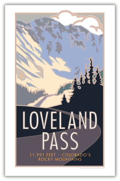 Loveland Pass, Colorado - Poster