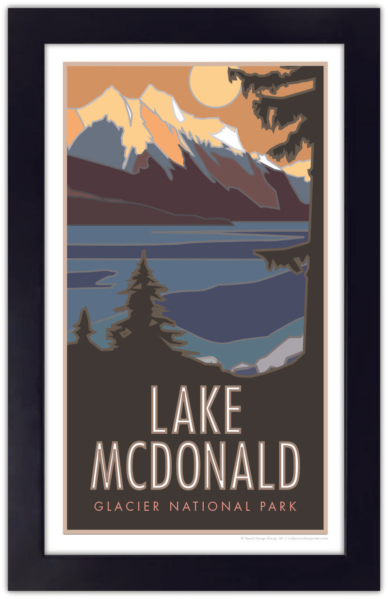 Lake McDonald (Glacier National Park) Montana - Poster