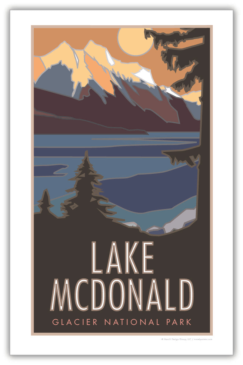 Lake McDonald (Glacier National Park) Montana - Poster