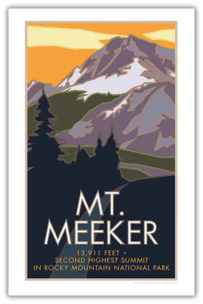 Mt. Meeker, Colorado - Poster