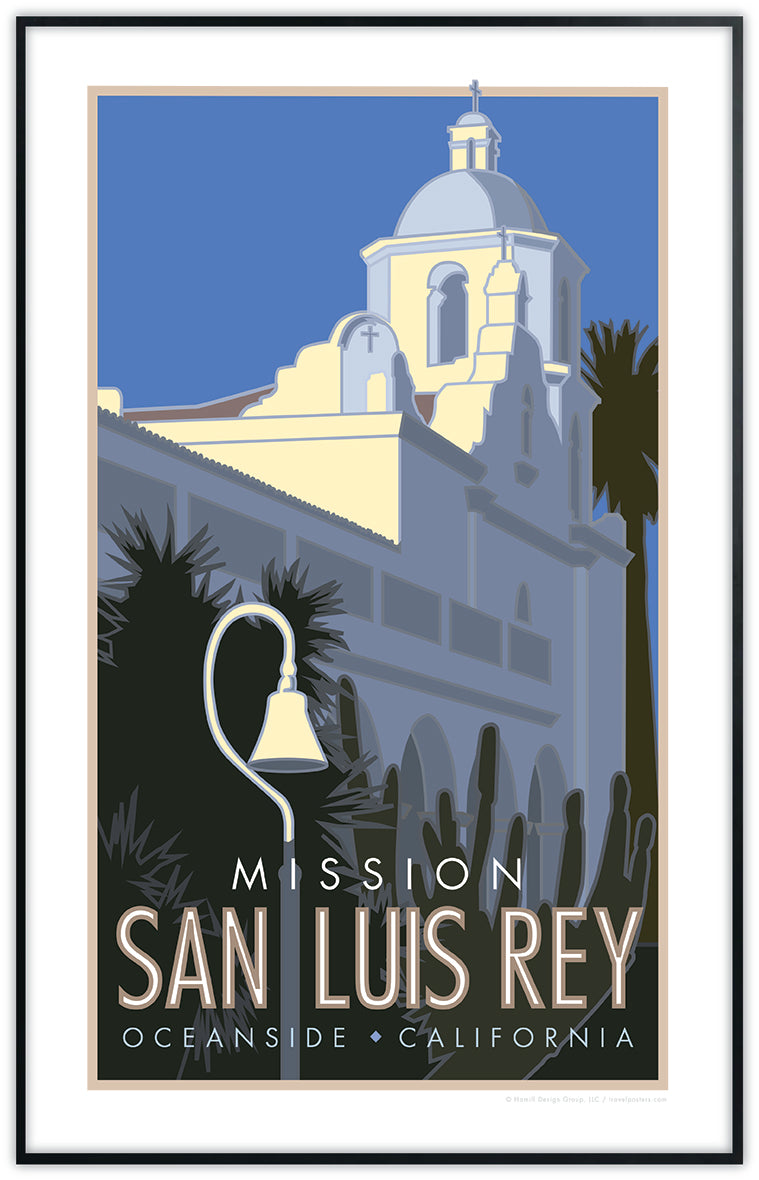 Mission San Luis Rey, California Poster