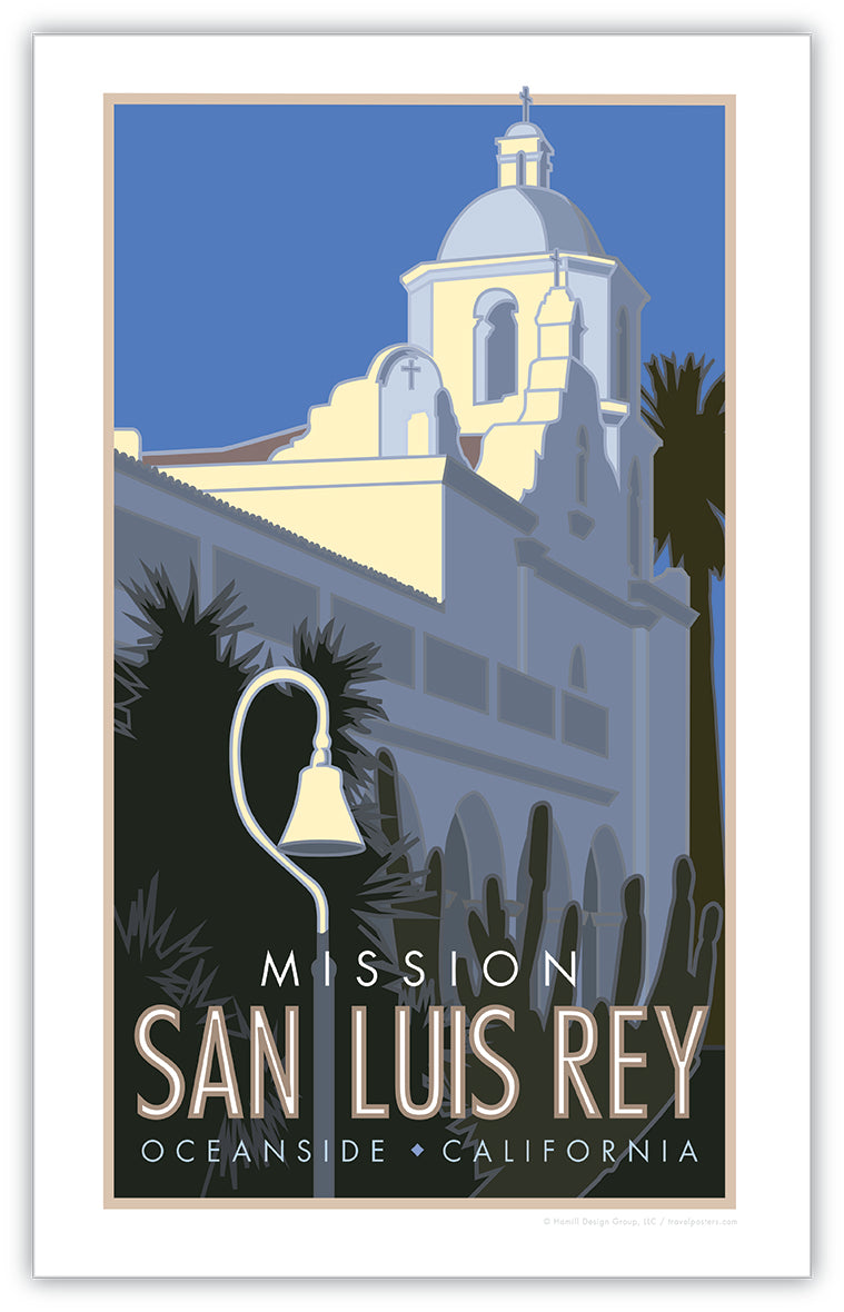 Mission San Luis Rey, California Poster