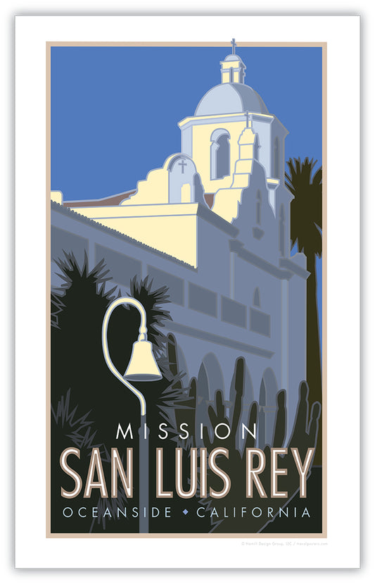 Mission San Luis Rey, California Poster