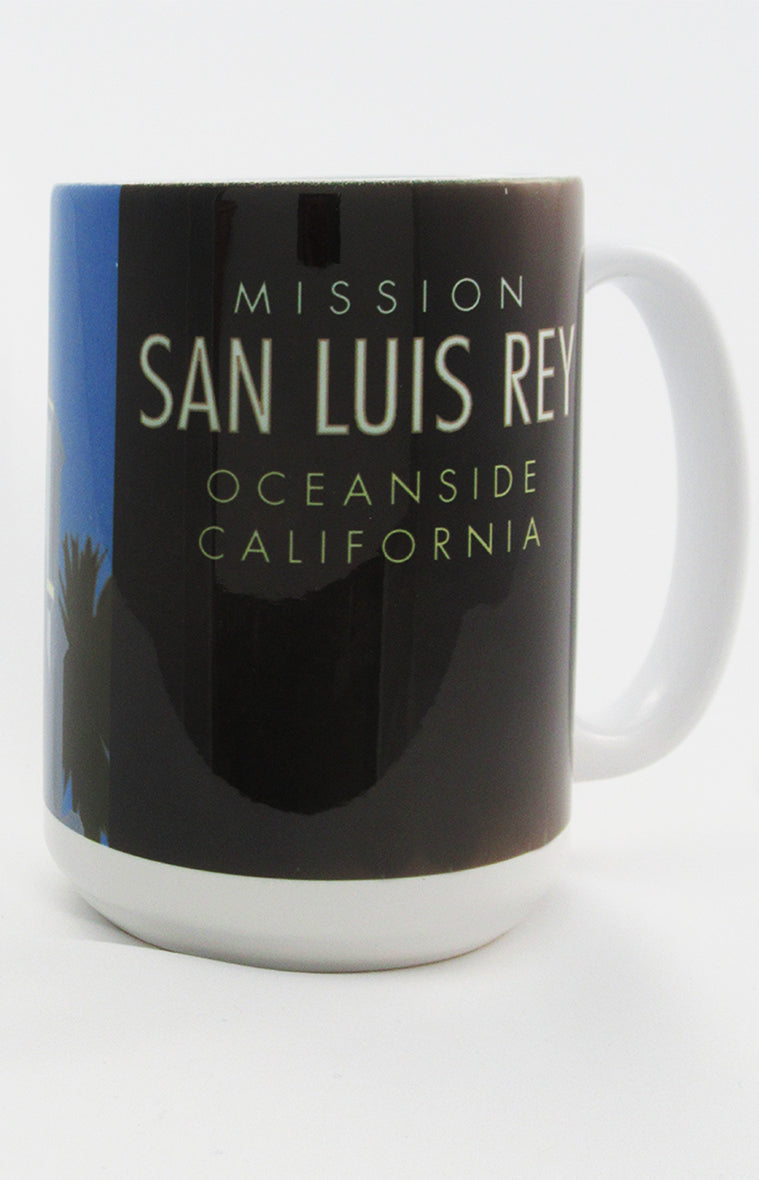 Mission San Luis Rey, California - 15oz. Ceramic Mug