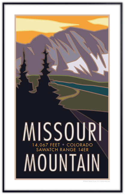 Missouri Mountain, Colorado - Colorado 14er - Poster