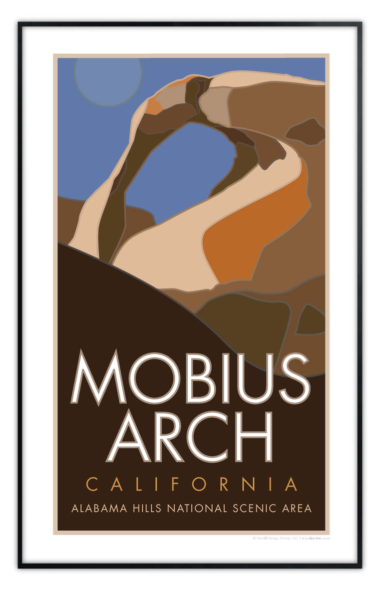 Mobius Arch (Alabama Hills NSA), California - Poster