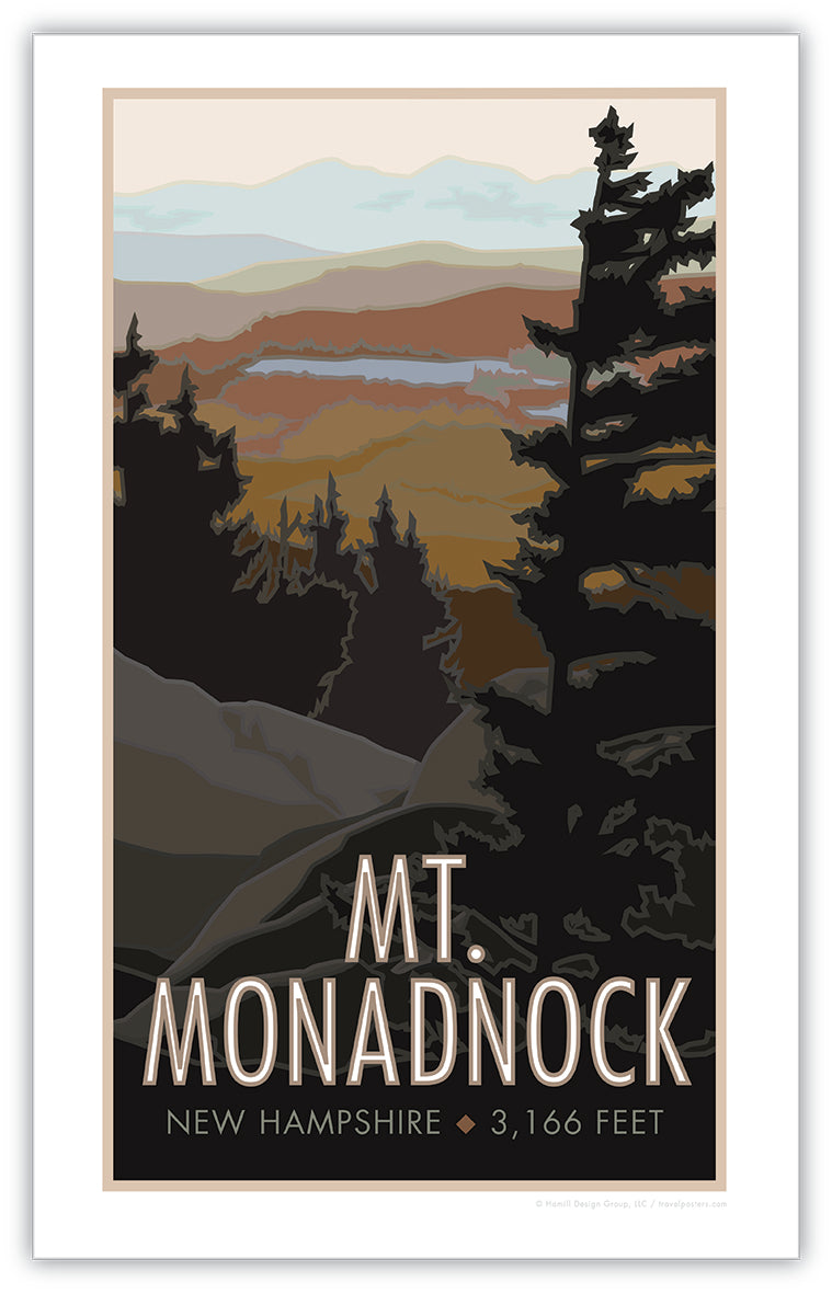 Mt. Monadnock, New Hampshire - Poster