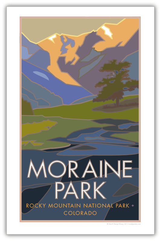 Moraine Park, Rocky Mountain National Park, Colorado - Poster