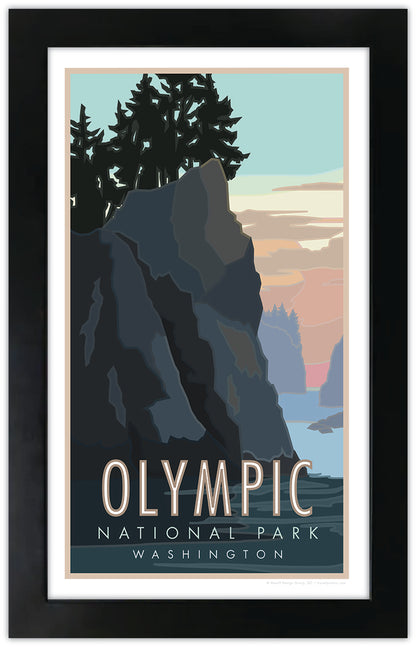 Olympic National Park, Washington (Sea Stacks) - Poster