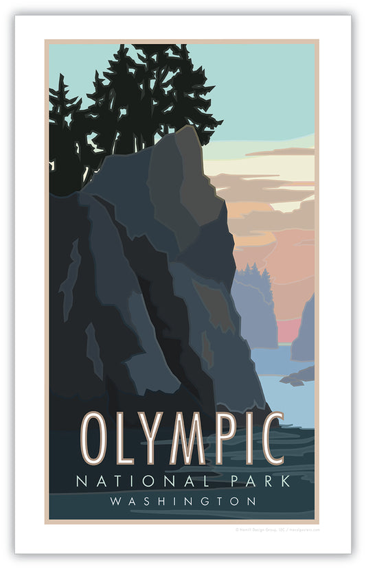 Olympic National Park, Washington (Sea Stacks) - Poster