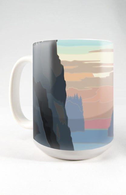 Olympic National Park, Washington (Sea Stacks) - 15oz. Ceramic Mug