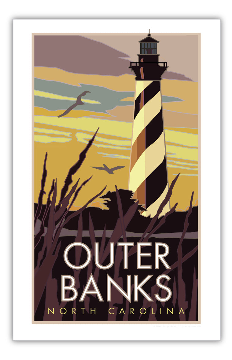 The Outer Banks of North Carolina - Poster