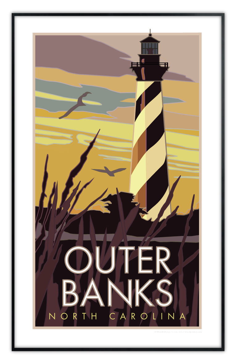 The Outer Banks of North Carolina - Poster