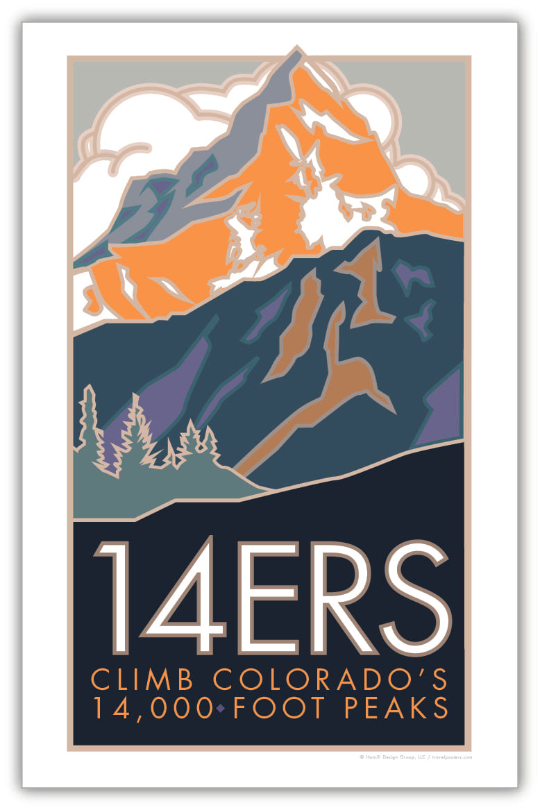 14ERS - Climb Colorado's 14000-ft Peaks - Posters