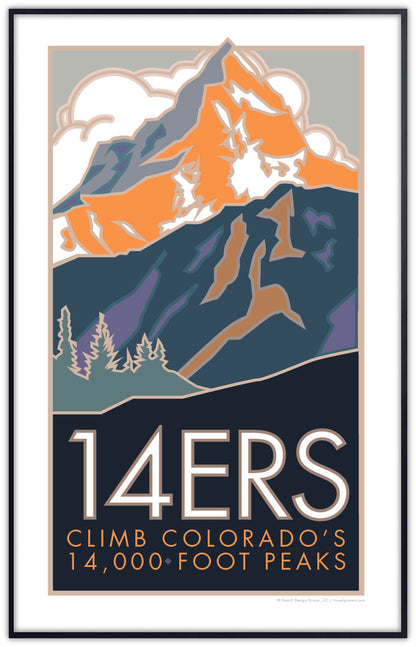 14ERS - Climb Colorado's 14000-ft Peaks - Posters