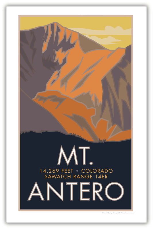 Mt. Antero, Colorado - Colorado 14er - Poster